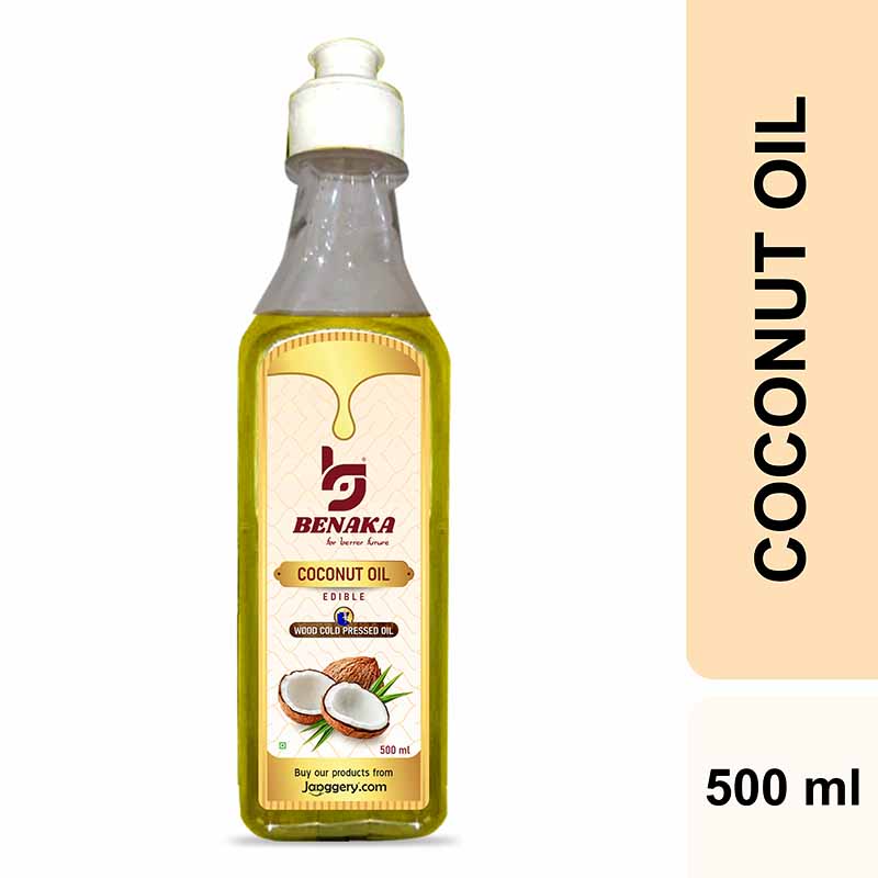 Wood Cold Pressed Groundnut Oil- 1 Ltr - Jaaggery
